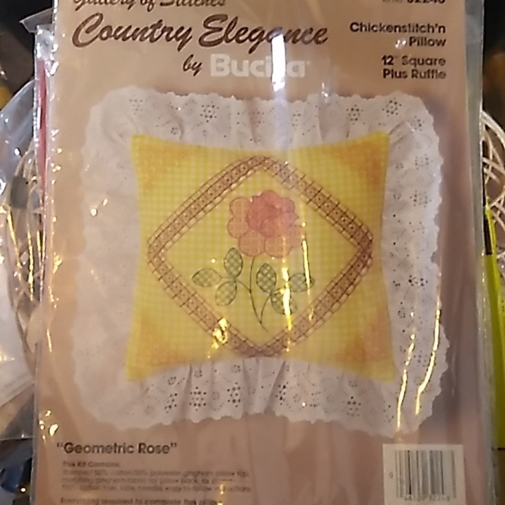 Vintage Gallery of Stitches Country Elegance by Bucilla craft kit